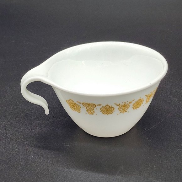 Corning Corelle Butterfly Gold Flat Hook Handle Cups (2) - Picture 4 of 4